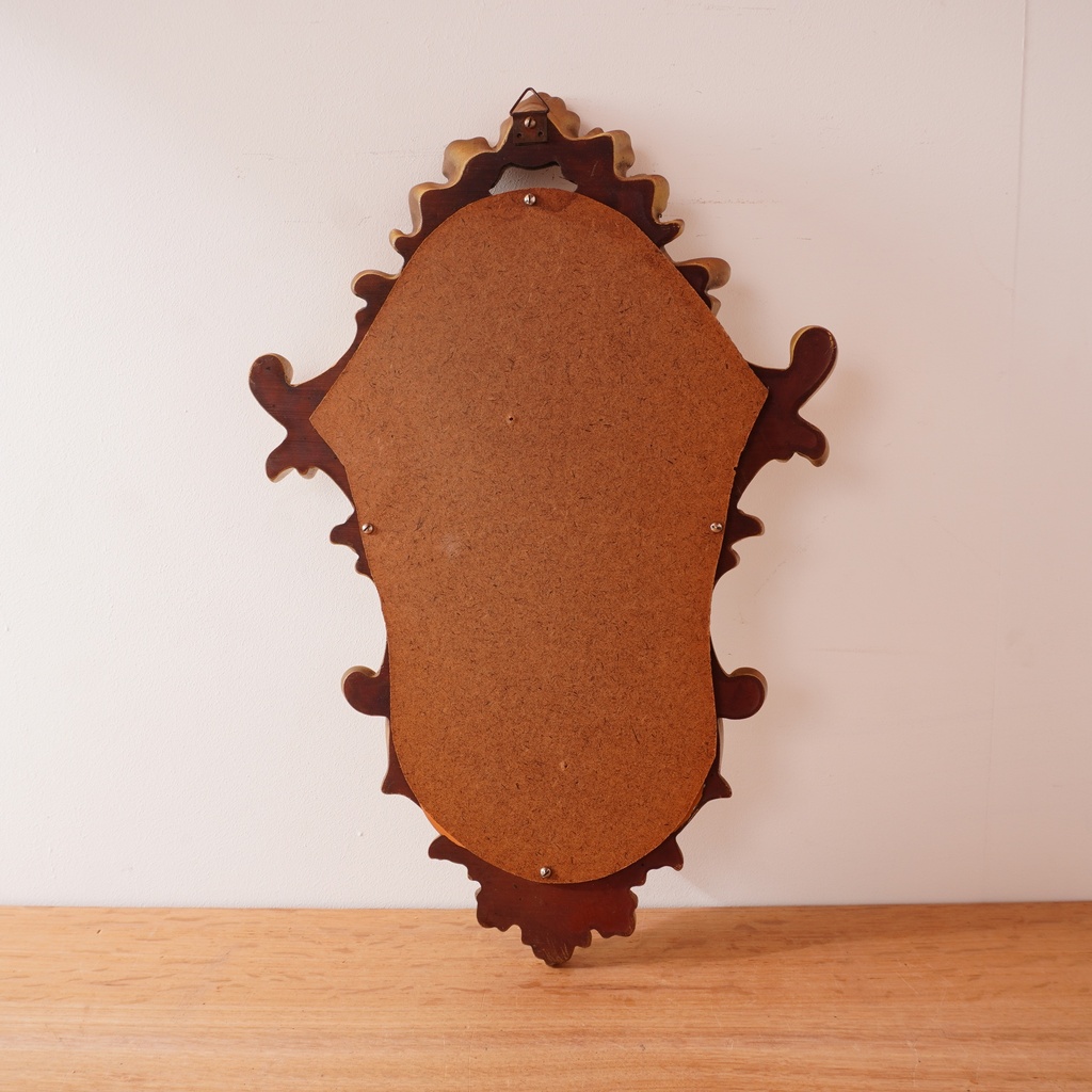 Miroir en bois doré vintage
