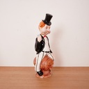 Bouteille porcelaine à liqueur vintage