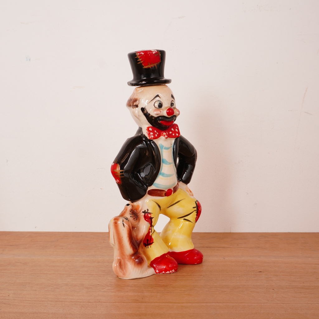 Bouteille porcelaine à liqueur vintage