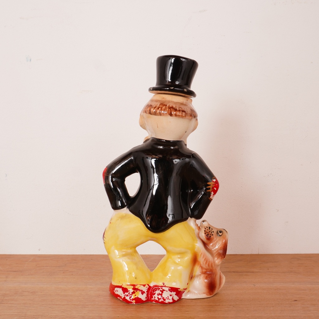 Bouteille porcelaine à liqueur vintage