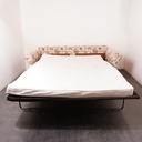Canapé convertible tissu fleuri