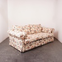 Canapé convertible tissu fleuri