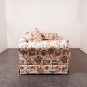 Canapé convertible tissu fleuri