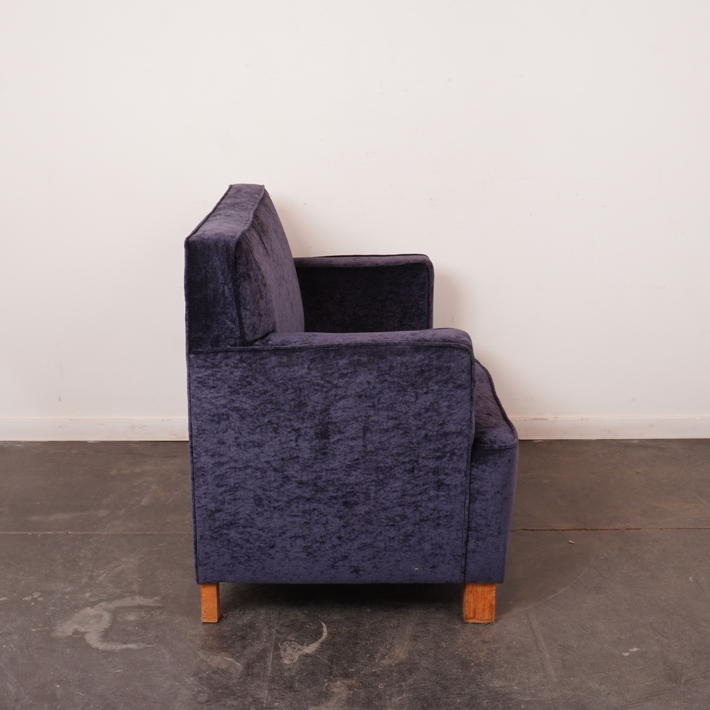 Fauteuil en velours