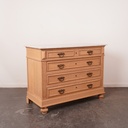 Commode en bois aérogommé