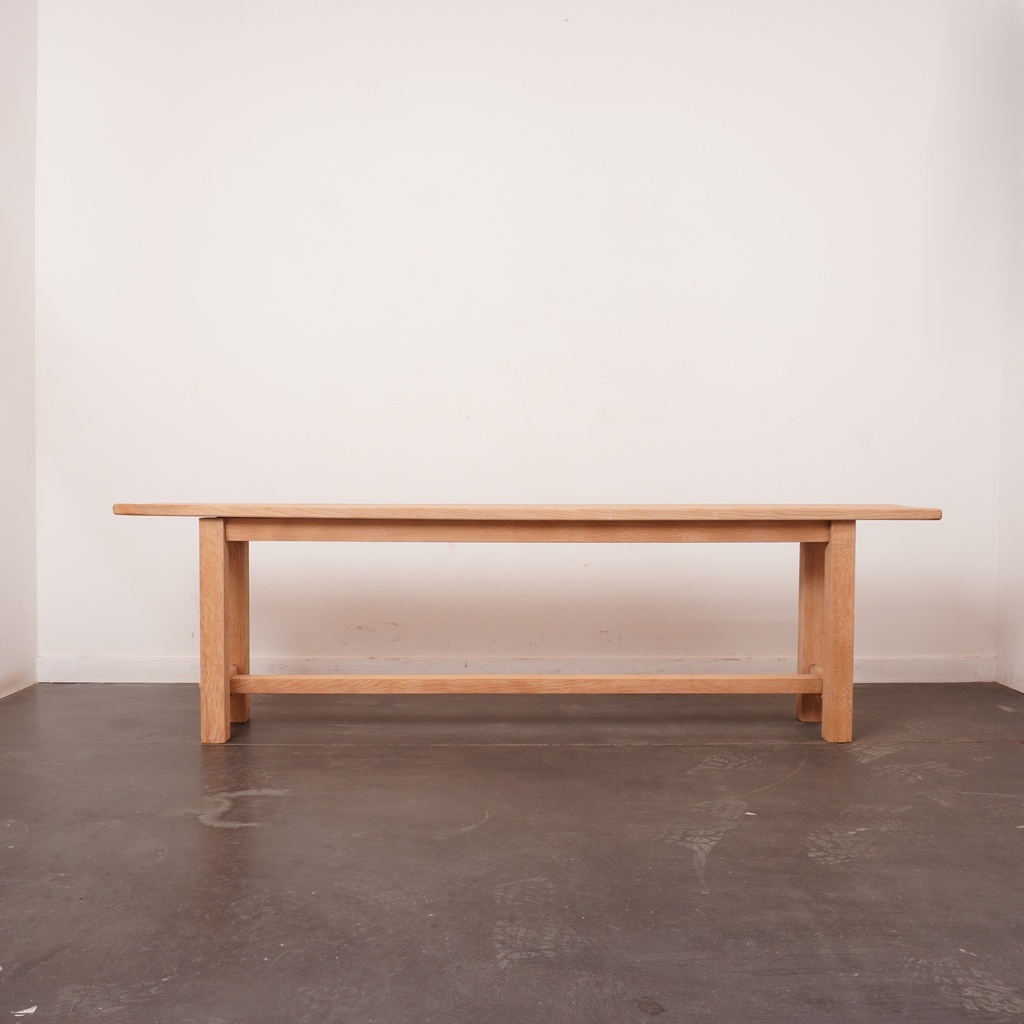 Banc en bois aérogommé
