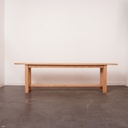 Banc en bois aérogommé