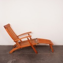 Chaise longue en teck