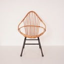Fauteuil coquille enfant vintage