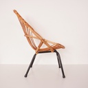 Fauteuil coquille enfant vintage