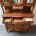 Meuble vaisselier en bois vintage