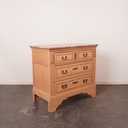 Commode en bois aérogommé