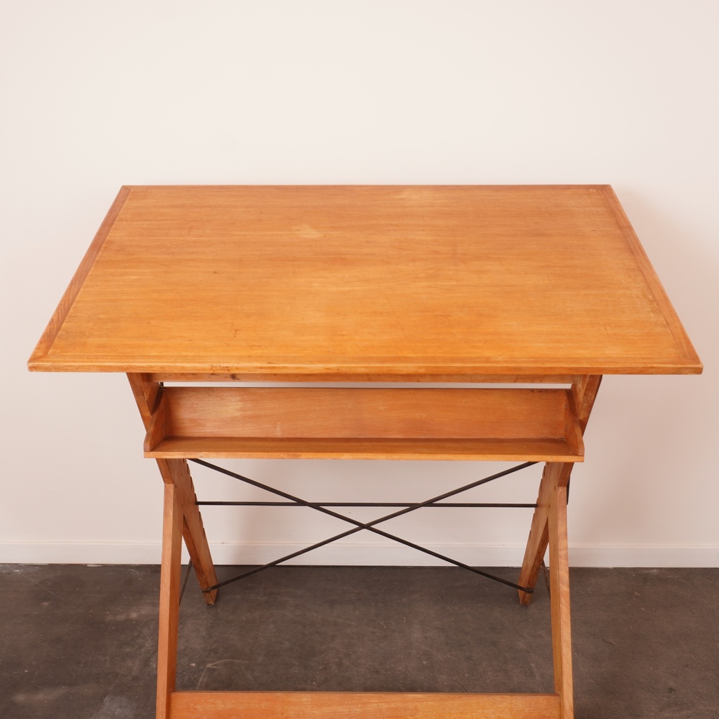 Table de dessin industriel vintage