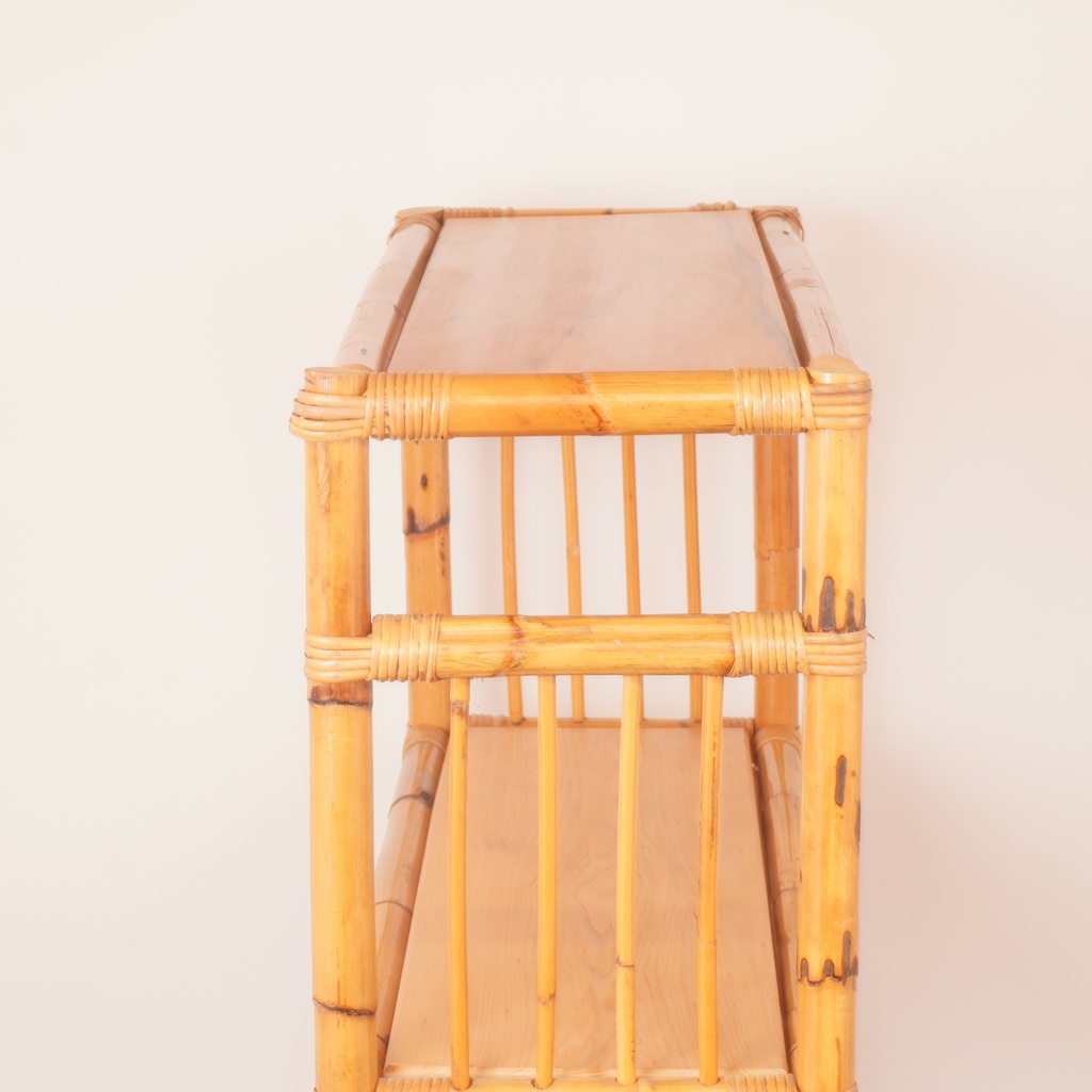 Etagère bambou vintage