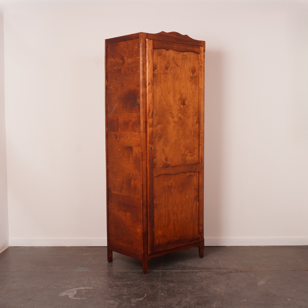 Meuble colonne en bois vintage