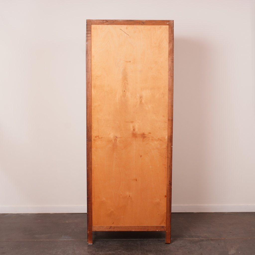 Meuble colonne en bois vintage