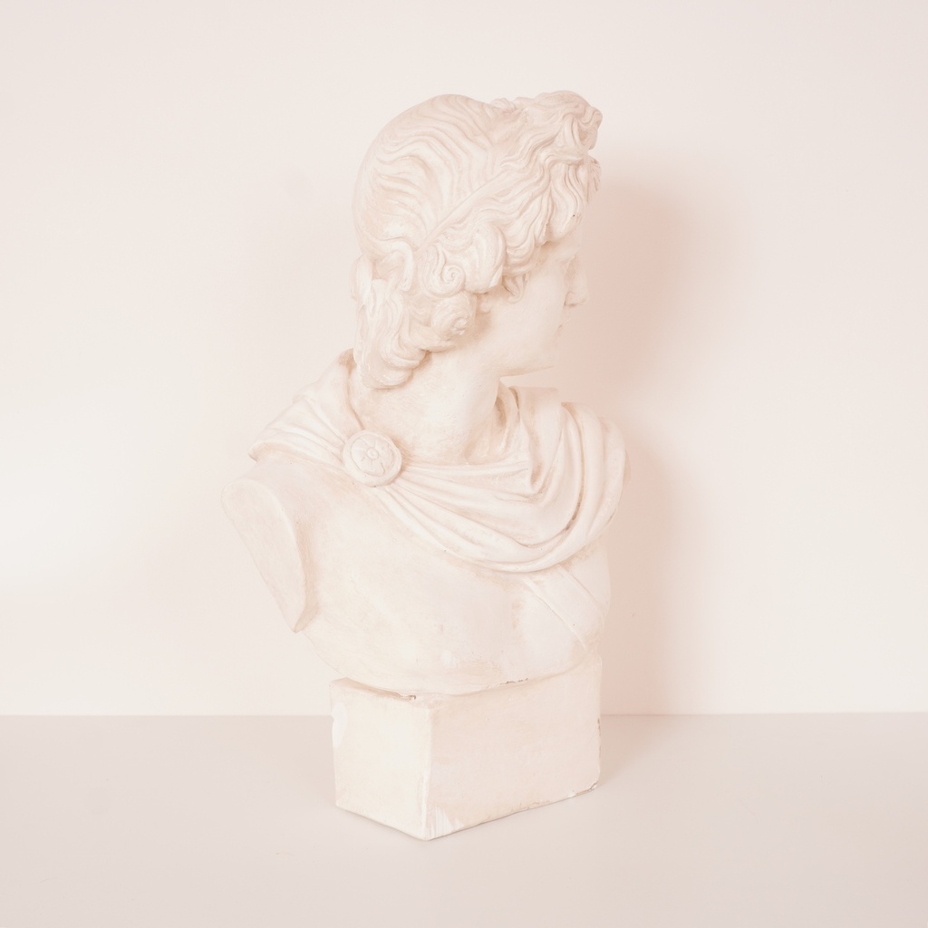 Buste d'Apollon en plâtre