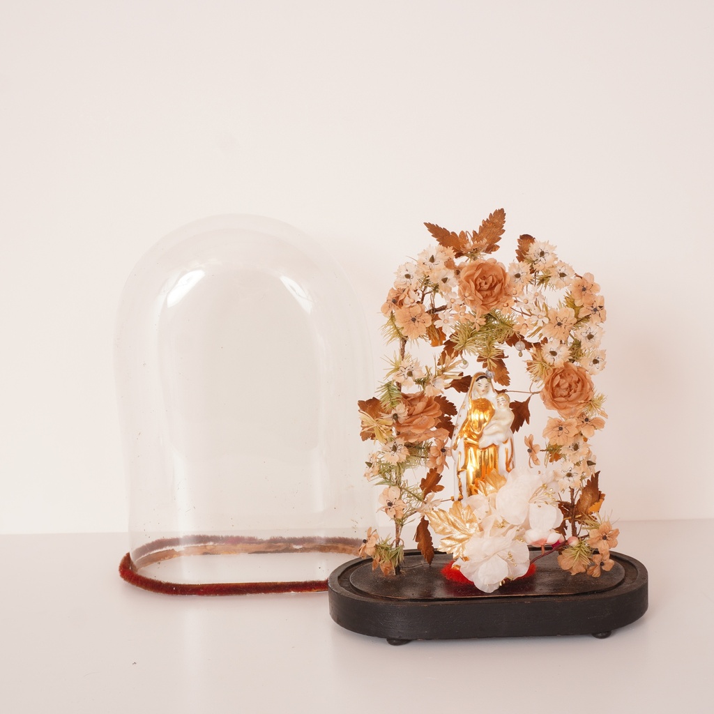 Globe de "mariée" décor religieux