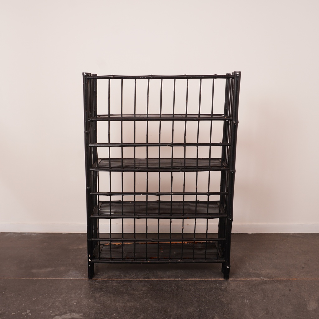 Etagère pliante bambou vintage