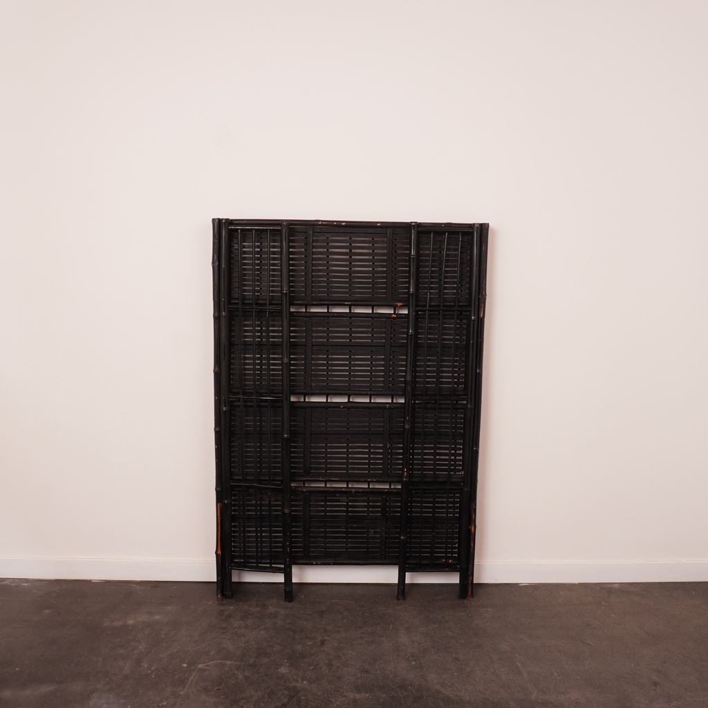 Etagère pliante bambou vintage
