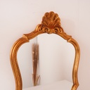 Miroir en bois doré vintage