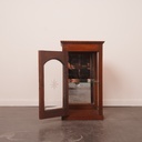 Petite vitrine en bois/verre vintage
