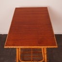 Desserte en bambou vintage