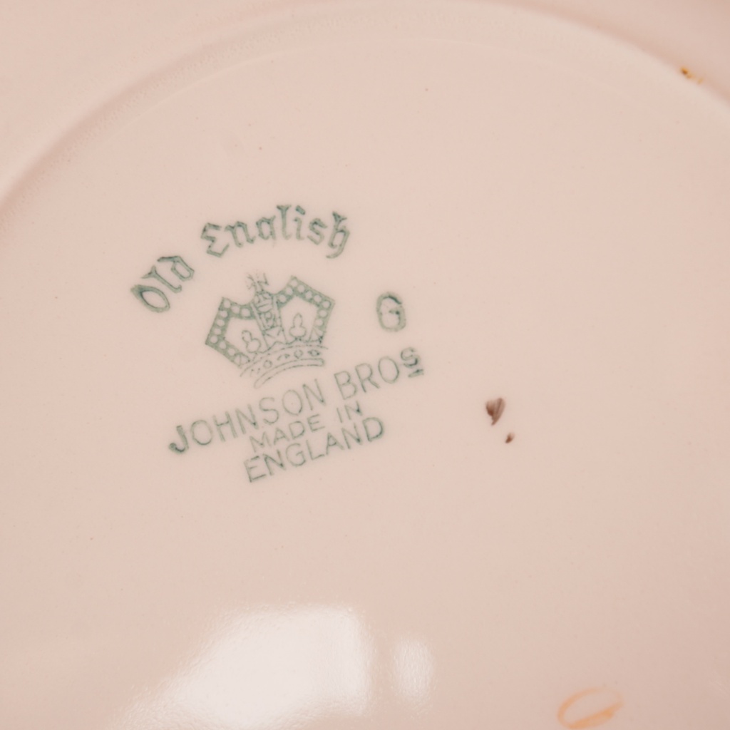 6 assiettes Old English Johnson Bros