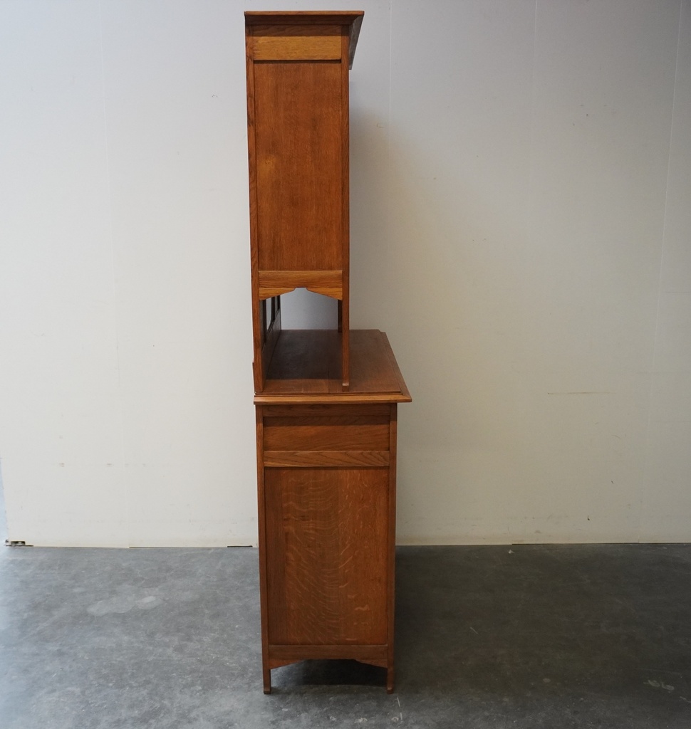 Meuble vaisselier en bois vintage