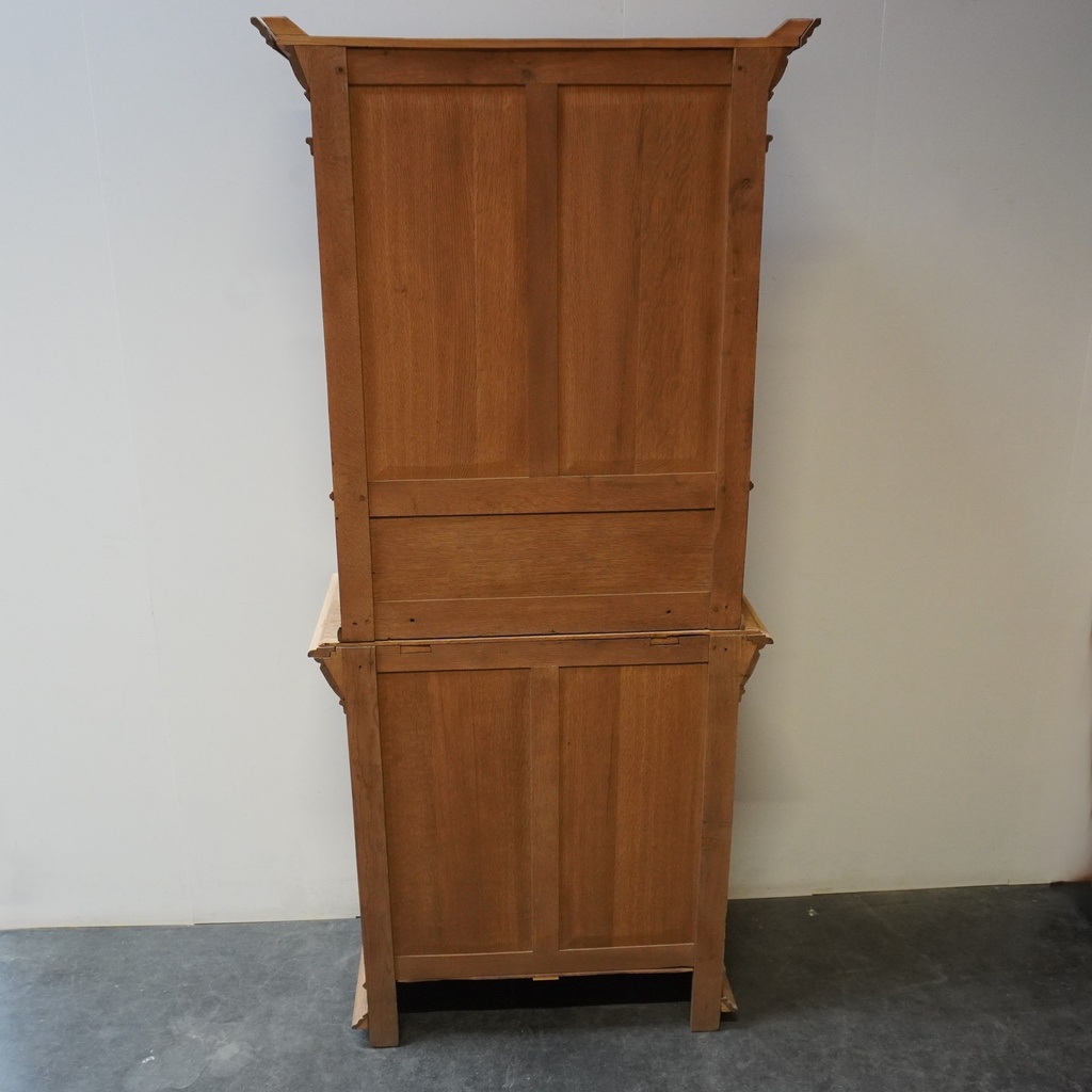 Meuble tête de lion aérogommé