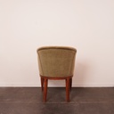Fauteuil en velours vintage