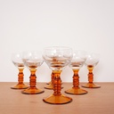 Set de 7 verres vintages