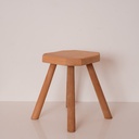 Tabouret bois aérogommé
