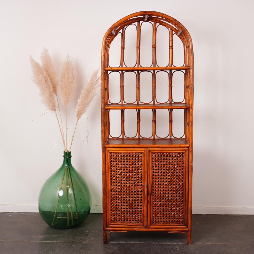 Etagère en bambou vintage