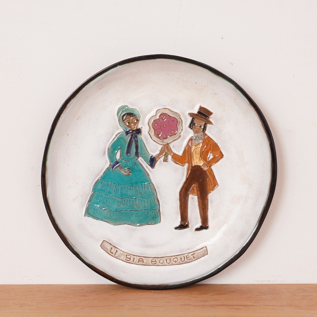 Assiette décorative O. DIJEUX