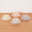 Set 4 tasses Arcopal Arlequin