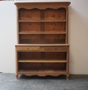 Meuble vaisselier bois aérogommé