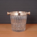 Seau à glace en cristal vintage