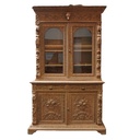 Meuble bois sculpté bois aérogommé