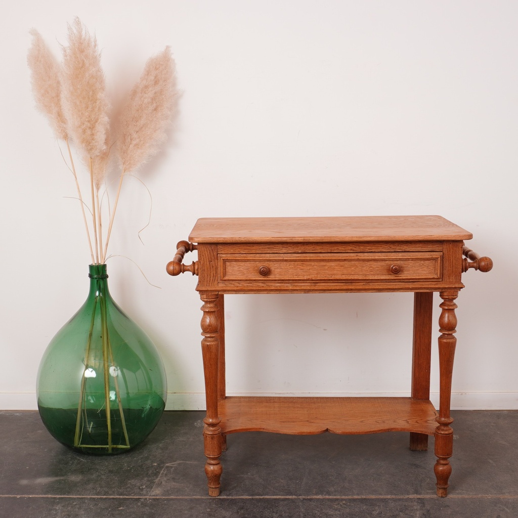 Meuble de toilette en chêne