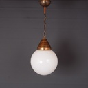 Lampe suspension opaline