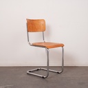 Chaise métal/bois vintage