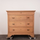 Commode en bois aérogommé