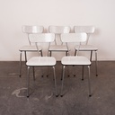 Suite 5 chaises formica vintage