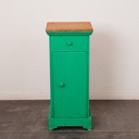 Meuble d'appoint métal/bois vintage