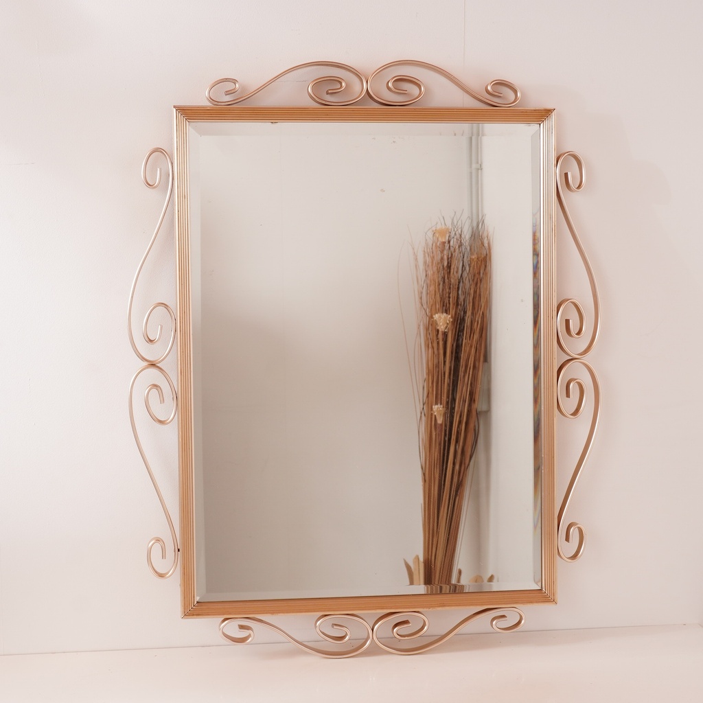Miroir doré Hollywood Regency