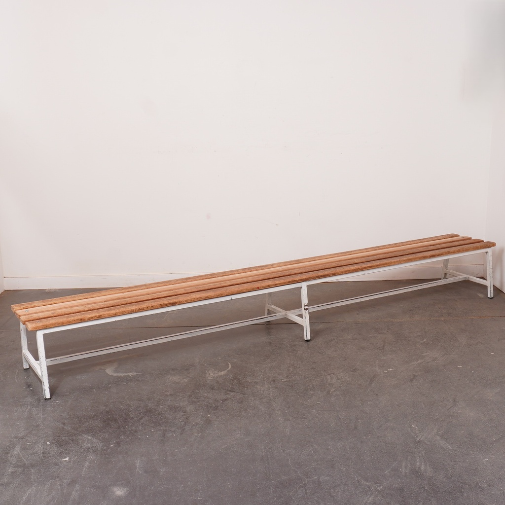 Banc d'école vintage