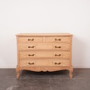 Commode en bois aérogommé