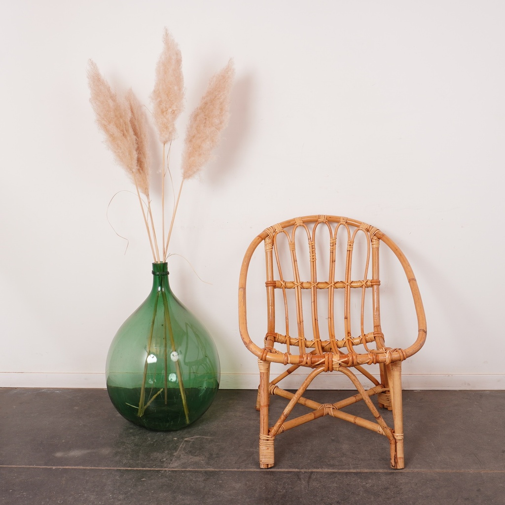 Fauteuil en bambou vintage