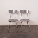 Paire de chaises formica vintage